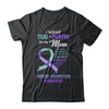 Suicide Prevention Awareness I Wear Teal Purple For My Mom T-Shirt & Hoodie | Teecentury.com