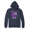 I Wear Purple For My Daughter Pancreatic Cancer Dad Mom T-Shirt & Hoodie | Teecentury.com
