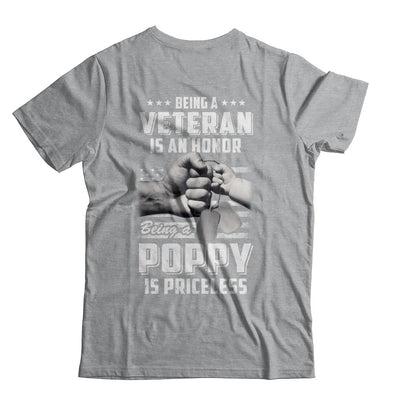 Being A Veteran Is An Honor Being A Poppy Is Priceless T-Shirt & Hoodie | Teecentury.com