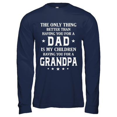 Only The Best Dad Get Promoted To Grandpa Fathers Day T-Shirt & Hoodie | Teecentury.com