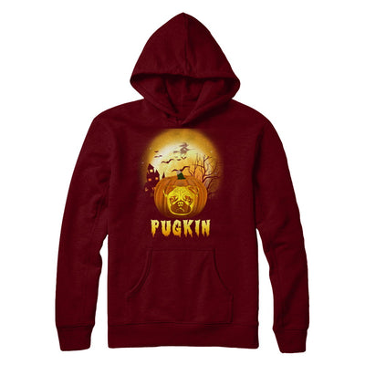 Halloween Pugkin Funny Pumpkin Pug T-Shirt & Hoodie | Teecentury.com