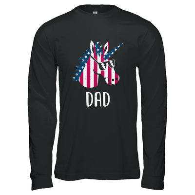 Patriotic Dad Daddy Unicorn Americorn 4Th Of July T-Shirt & Hoodie | Teecentury.com