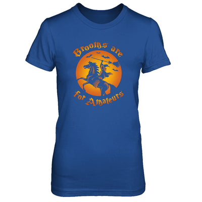 Brooms Are For Amateurs Funny Halloween Horse Riding T-Shirt & Tank Top | Teecentury.com