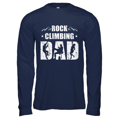 Rock Climbing Dad Distressed Mountain Climber Fathers Day T-Shirt & Hoodie | Teecentury.com