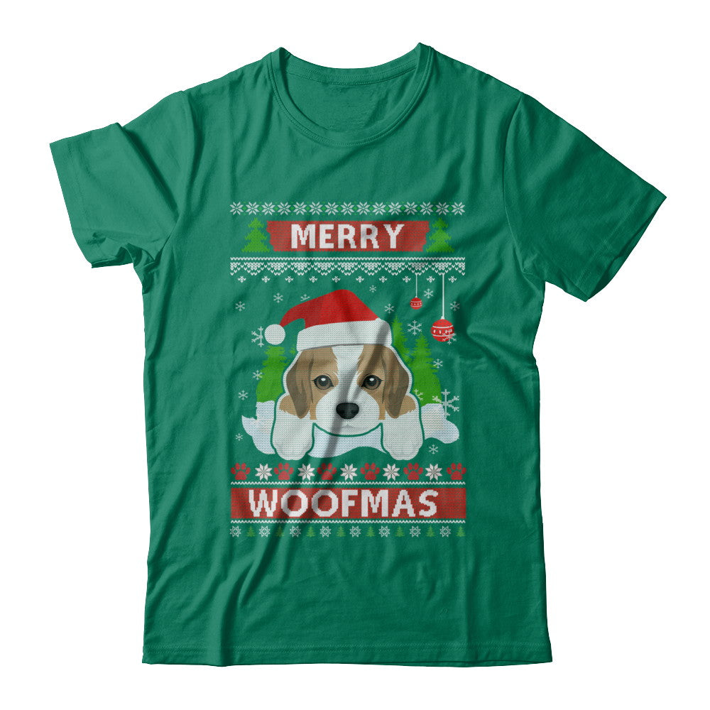 Beagle Merry Woofmas Ugly Christmas Sweater T-Shirt & Sweatshirt | Teecentury.com