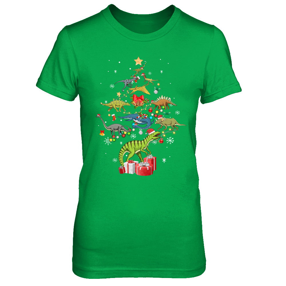 Tree Rex Funny Dinosaur Christmas Tree Kids Gift T-Shirt & Sweatshirt | Teecentury.com