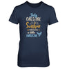 July Girls Birthday Sunshine Mixed Little Hurricane T-Shirt & Tank Top | Teecentury.com