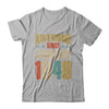 Vintage Retro Awesome Since January 1948 74th Birthday T-Shirt & Hoodie | Teecentury.com
