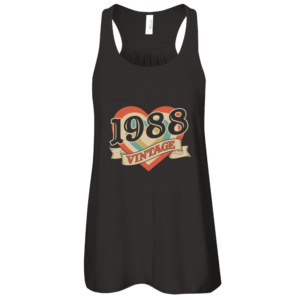 Vintage Retro Classic Heart Made In 1988 T-Shirt & Tank Top | Teecentury.com