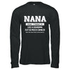 Nana Like A Grandma Only Cooler Mothers Day Gift T-Shirt & Hoodie | Teecentury.com