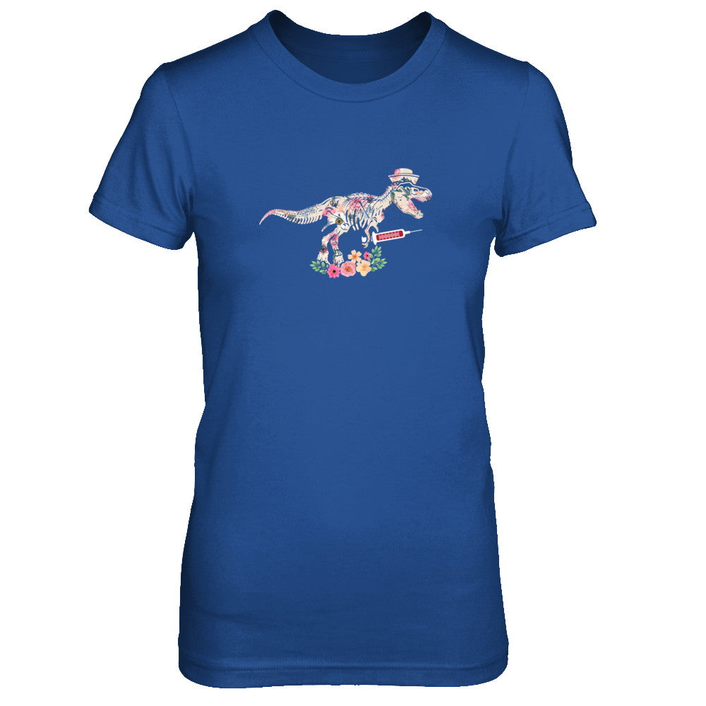 Nursing Nurse Saurus Dinosaur T-Rex T-Shirt & Tank Top | Teecentury.com