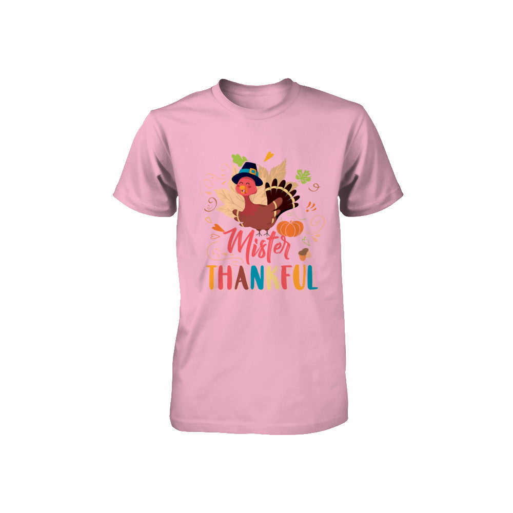 Cute Mister Thankful Turkey Thanksgiving Youth Youth Shirt | Teecentury.com