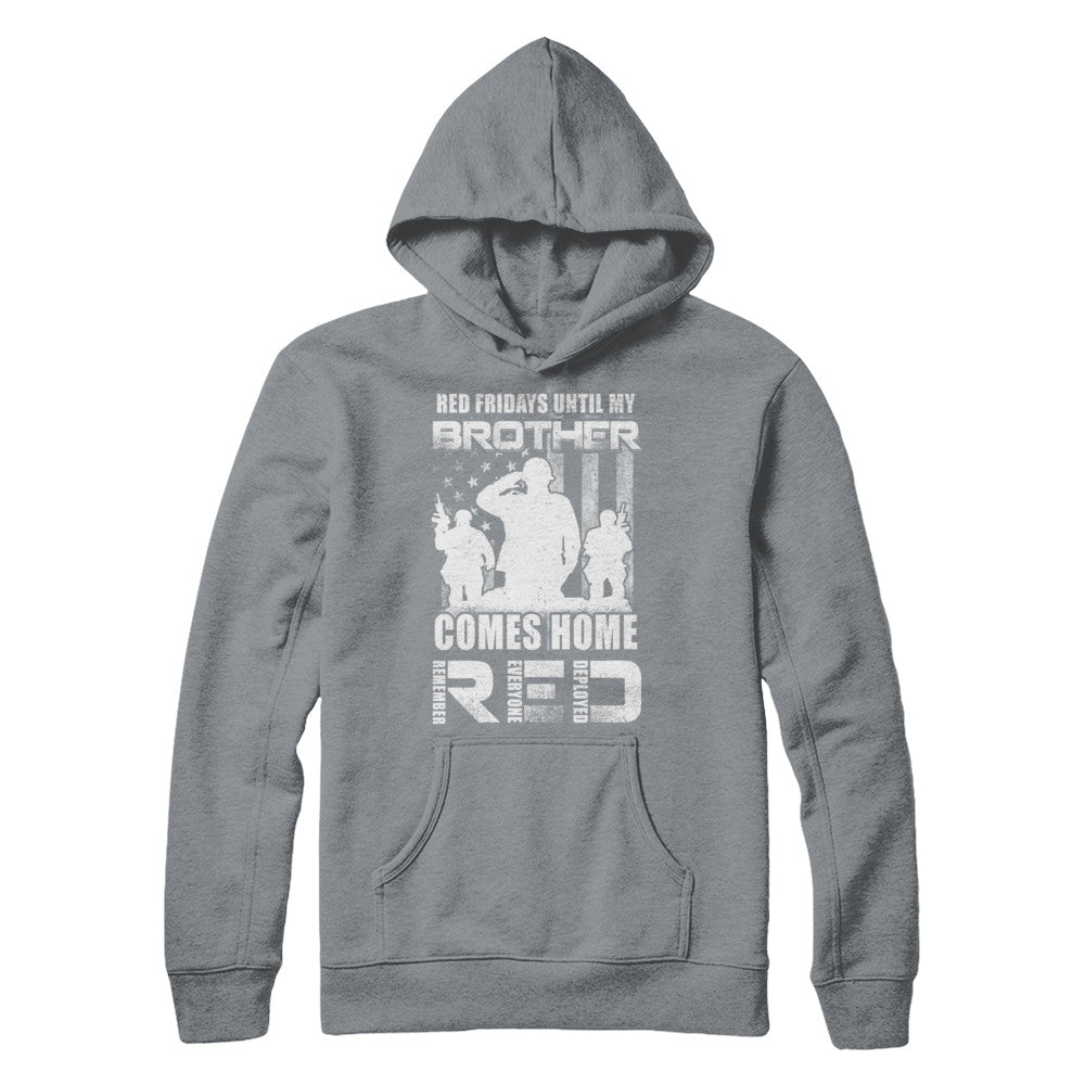 Red Friday Until My Brother Comes Home Military T-Shirt & Hoodie | Teecentury.com