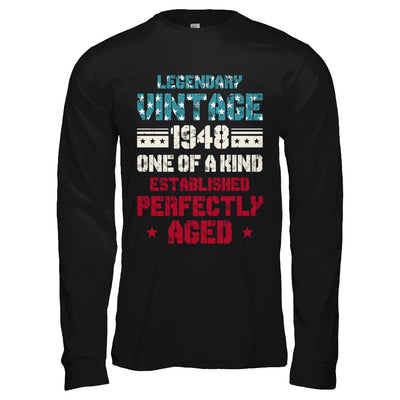 Legendary Vintage 1948 74th Years Old Birthday Gift T-Shirt & Hoodie | Teecentury.com
