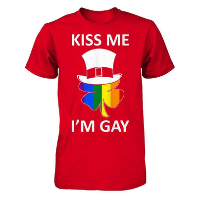 Kiss Me I'm Gay Lgbt St Patrick's Day T-Shirt & Hoodie | Teecentury.com