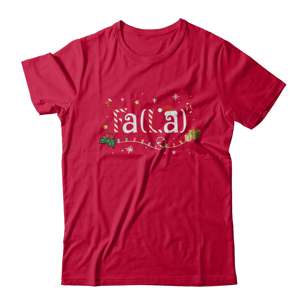 Cute Math Fa La Funny Christmas T-Shirt & Sweatshirt | Teecentury.com