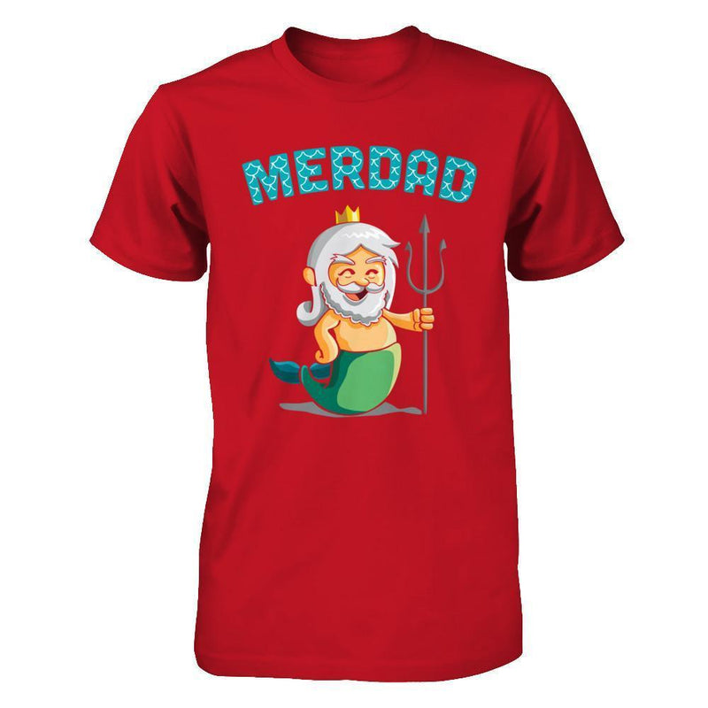 Cool Merdad TShirt Father of a Mermaid Shirt