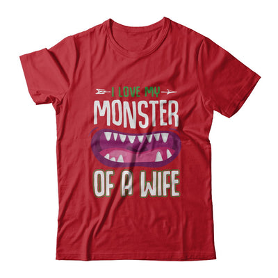 Monster Of A Wife Funny Couples Halloween T-Shirt & Hoodie | Teecentury.com