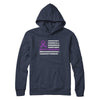Purple Ribbon Epilepsy Awareness US Flag T-Shirt & Hoodie | Teecentury.com