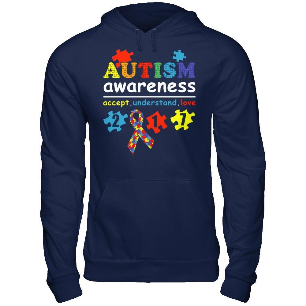 Autism Awareness 2017 Accept Understand Love T-Shirt & Hoodie | Teecentury.com