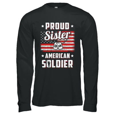 Proud Sister Of A Soldier Army Brother Veteran T-Shirt & Hoodie | Teecentury.com