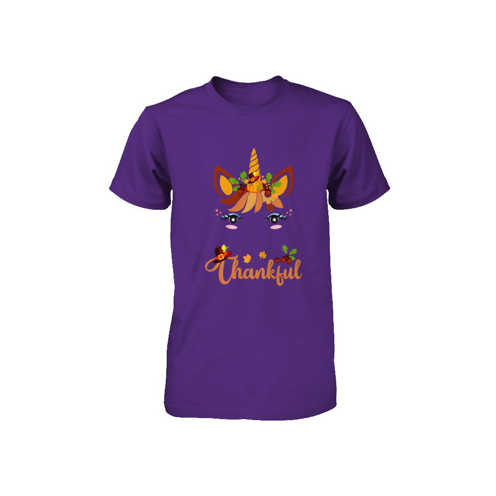 Thanksgiving Unicorn Pumpkin For Kids Youth Youth Shirt | Teecentury.com