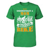 Never Underestimate A Mom With A Mountain Bike T-Shirt & Hoodie | Teecentury.com