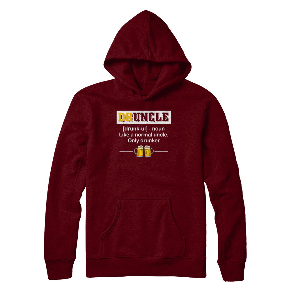 Druncle Like An Uncle Funny Beer Uncle Gifts T-Shirt & Hoodie | Teecentury.com