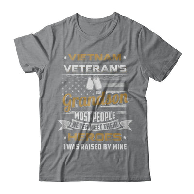 Vietnam Veteran's Grandson I Was Raised By Mine T-Shirt & Hoodie | Teecentury.com