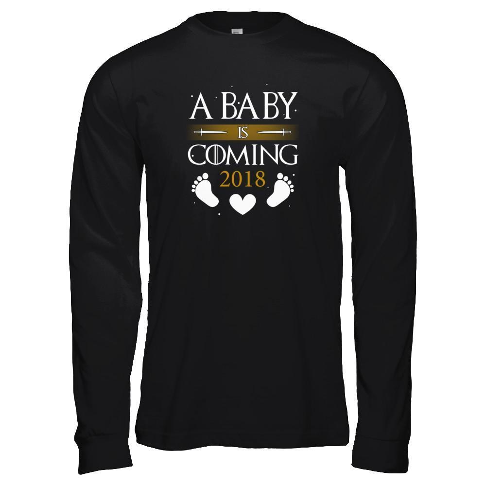 A Baby Is Coming 2018 Pregnancy Announcement T-Shirt & Tank Top | Teecentury.com