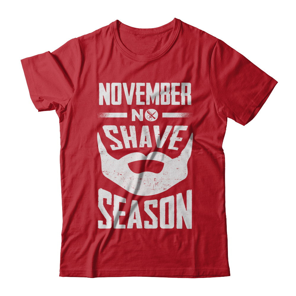 November No Shave Season Vintage Beard T-Shirt & Hoodie | Teecentury.com