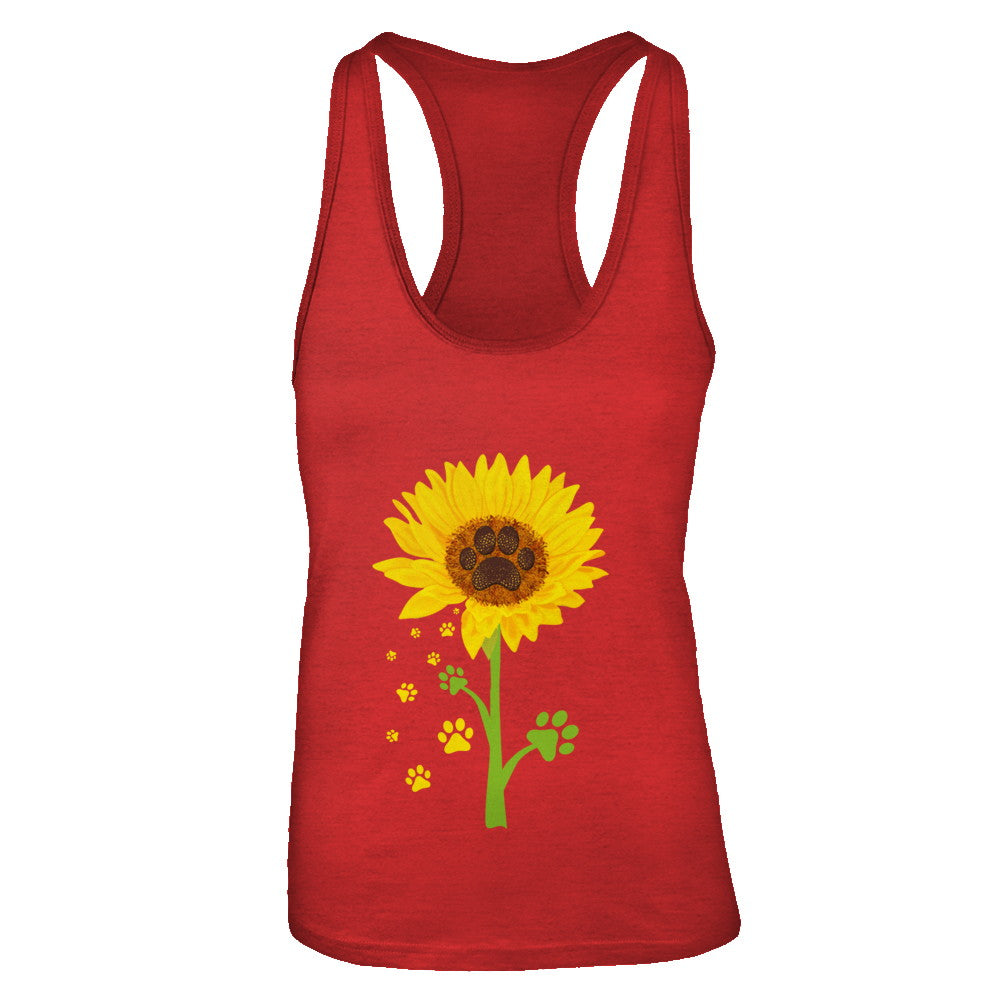 Funny Sunflower Cat Dog Paw Lover T-Shirt & Tank Top | Teecentury.com