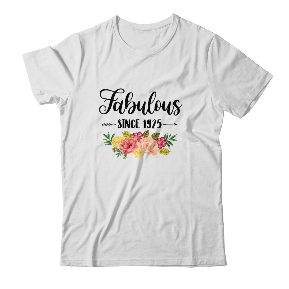 97th Birthday Gifts Women 97 Year Old Fabulous Since 1925 T-Shirt & Tank Top | Teecentury.com