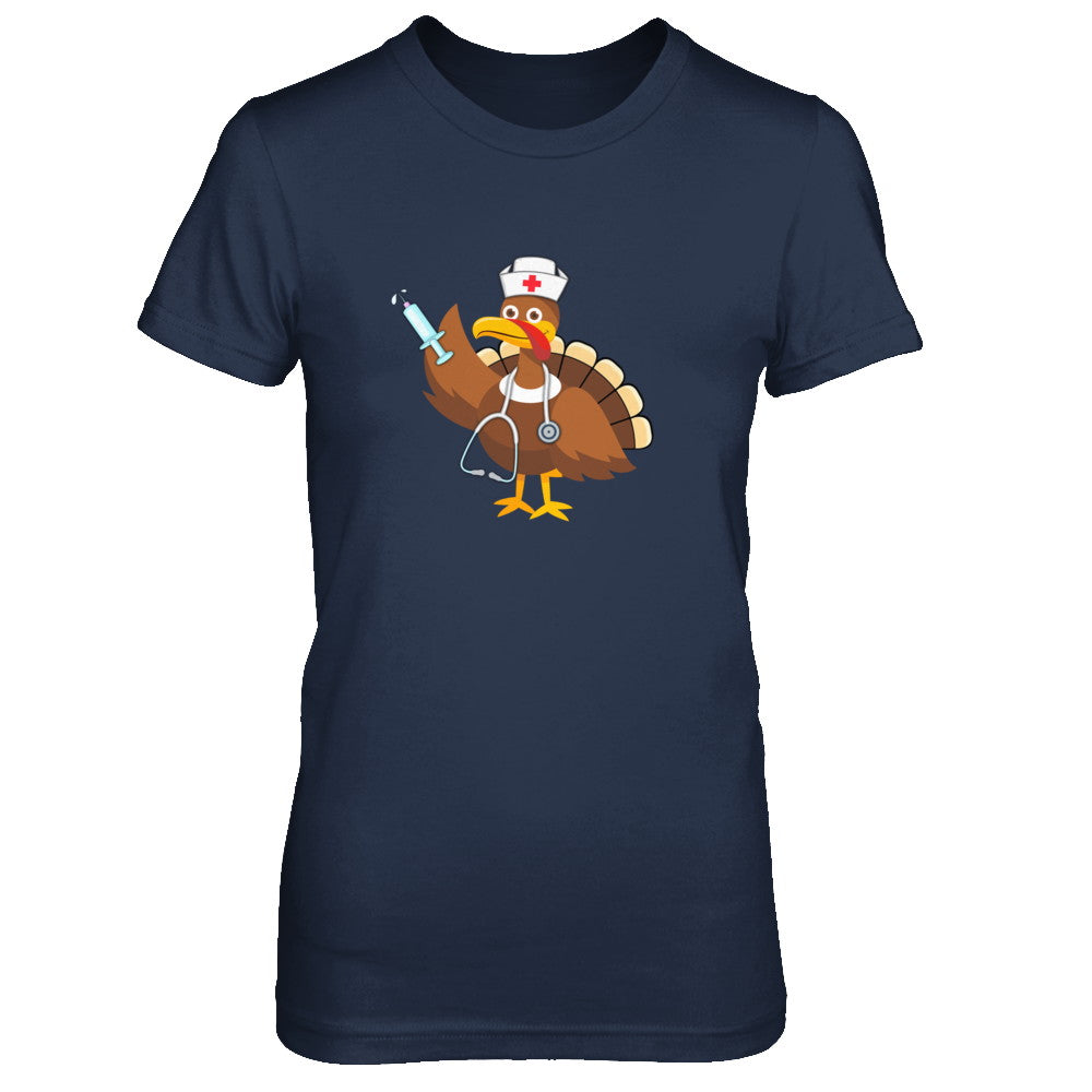 Nurse Turkey Funny Thanksgiving For Nurses T-Shirt & Hoodie | Teecentury.com