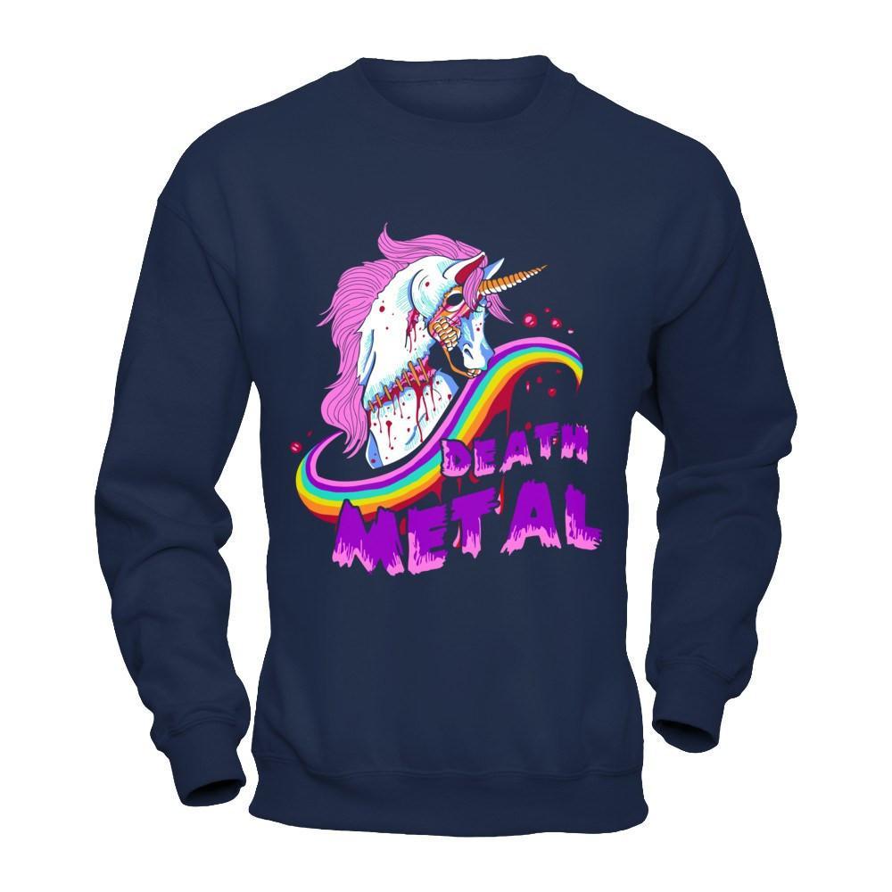 Zombie Unicorn Death Metal Rocker T-Shirt & Hoodie | Teecentury.com