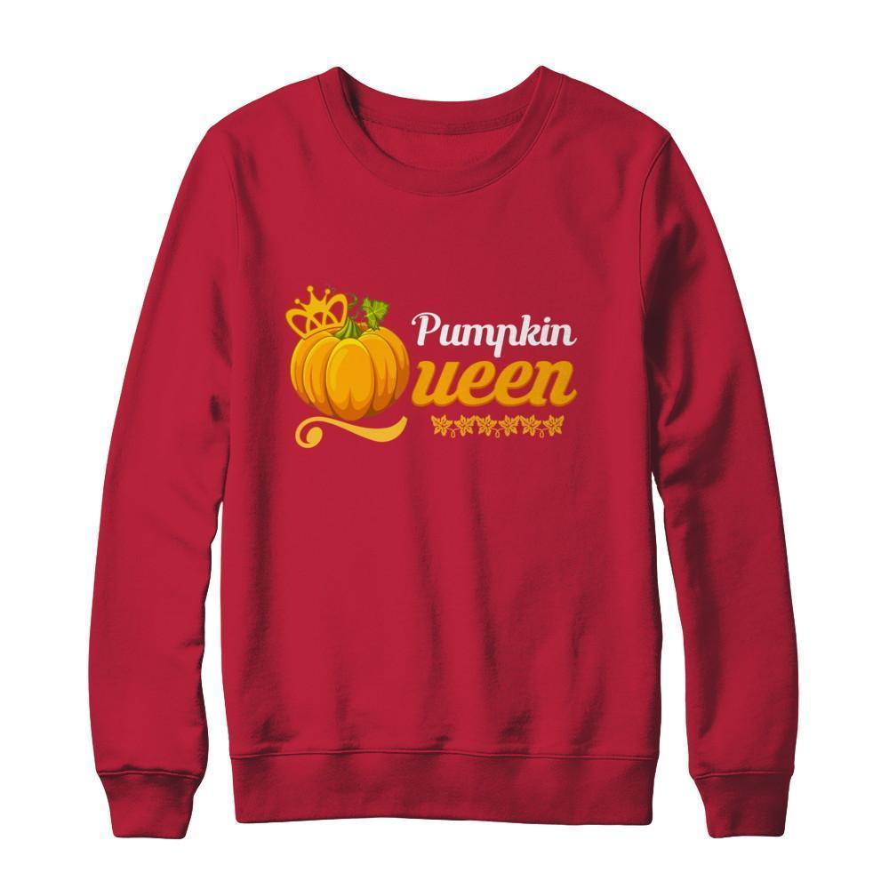 Pumpkin Queen Cute Pumpkin Spice Funny Halloween T-Shirt & Sweatshirt | Teecentury.com