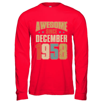 Vintage Retro Awesome Since December 1958 64th Birthday T-Shirt & Hoodie | Teecentury.com