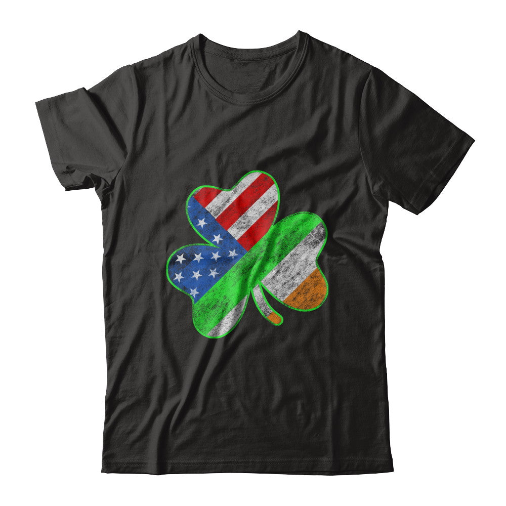 Vintage AMERICAN FLAG Ireland St Patricks Day T-Shirt & Hoodie | Teecentury.com