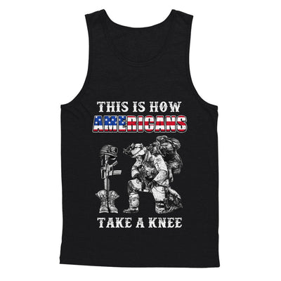 Veteran This Is How Americans Take A Kneel T-Shirt & Hoodie | Teecentury.com