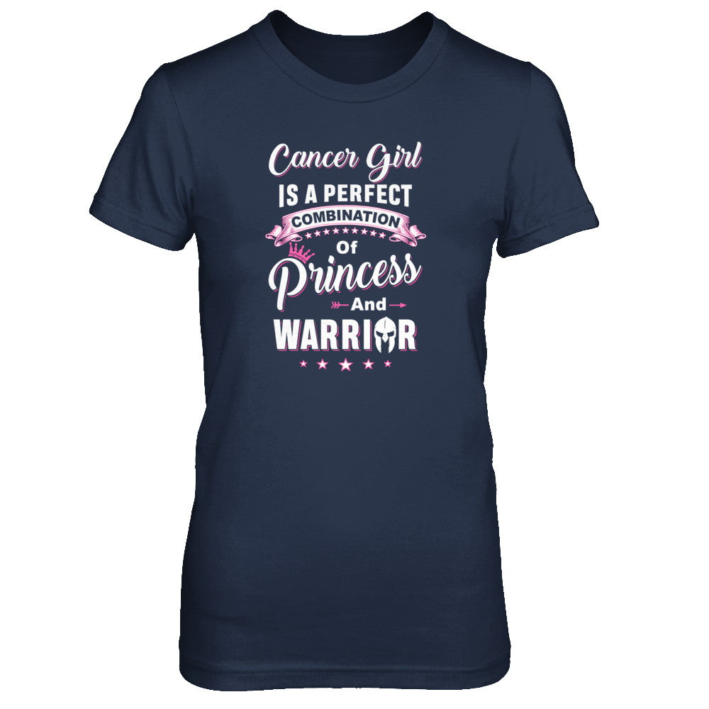 Cancer Girl Princess Warrior June July Birthday T-Shirt & Tank Top | Teecentury.com