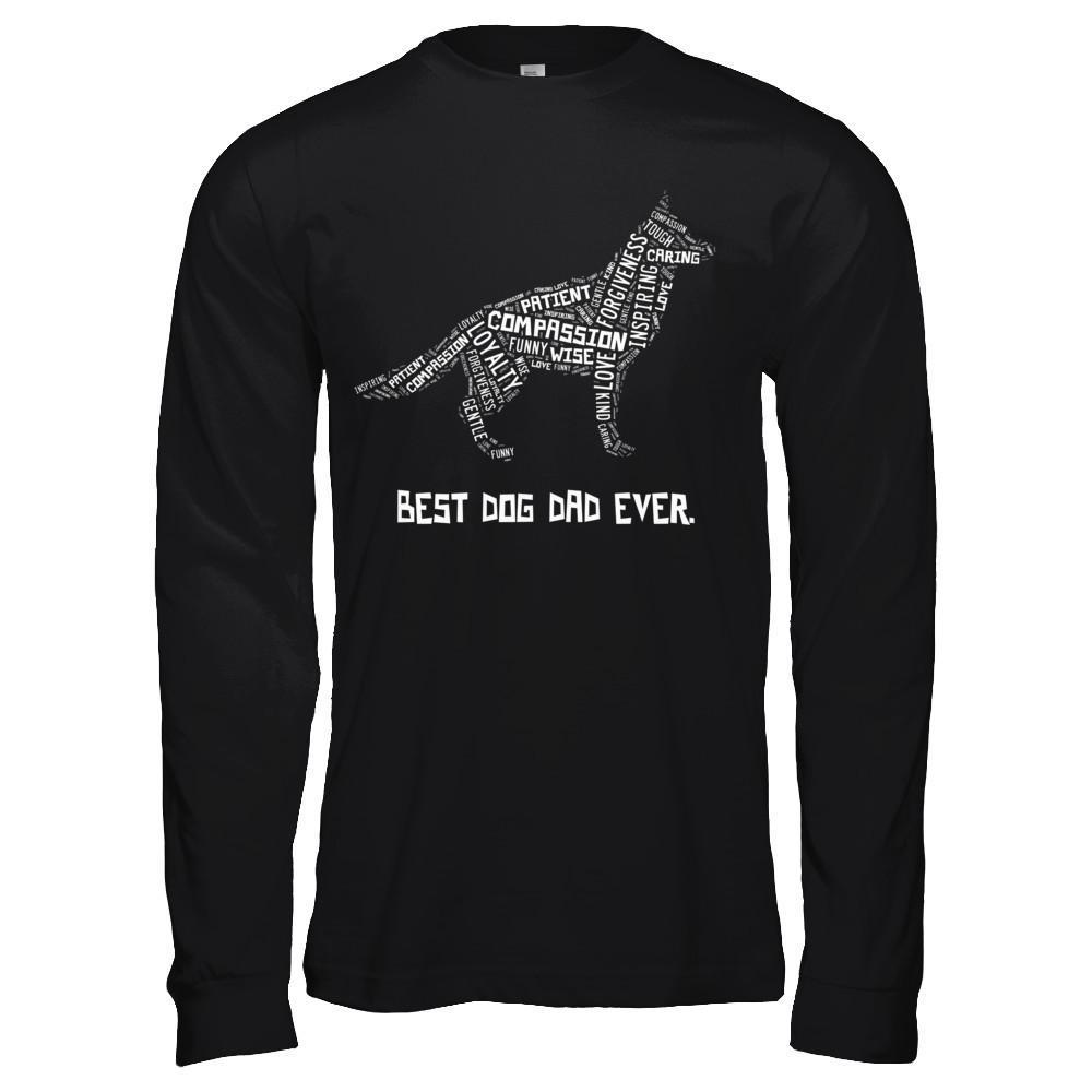Best Dog Dad Ever German Shepherd Lovers T-Shirt & Hoodie | Teecentury.com