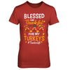 Blessed And Thankful For My Turkeys Teacher Life T-Shirt & Sweatshirt | Teecentury.com