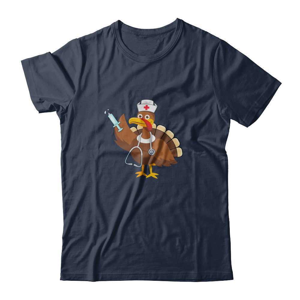 Nurse Turkey Funny Thanksgiving For Nurses T-Shirt & Hoodie | Teecentury.com