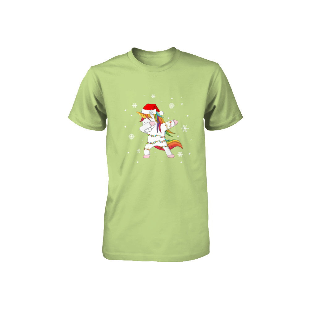 Dabbing Unicorn Ugly Christmas Sweater Girls Youth Youth Shirt | Teecentury.com