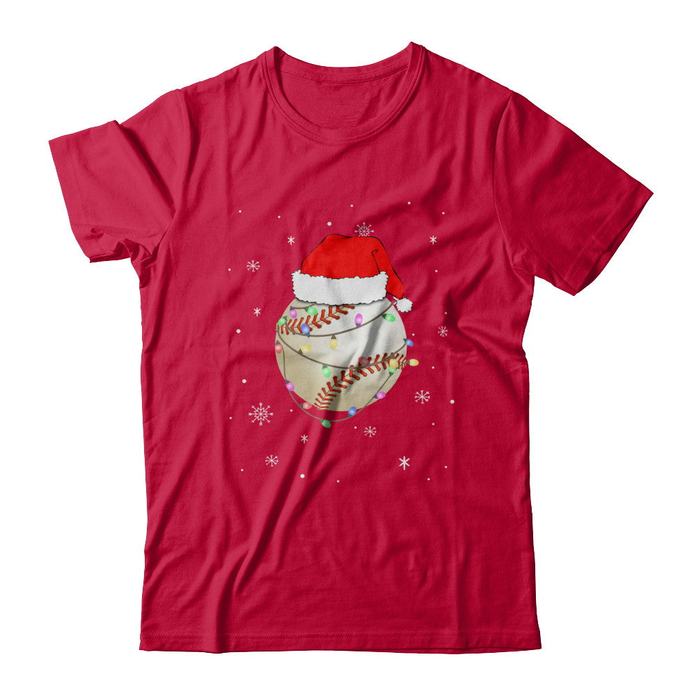 Santa Hat Baseball Christmas Gifts T-Shirt & Sweatshirt | Teecentury.com