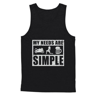 My Needs Are Simple Beer Motorcycle Women T-Shirt & Hoodie | Teecentury.com