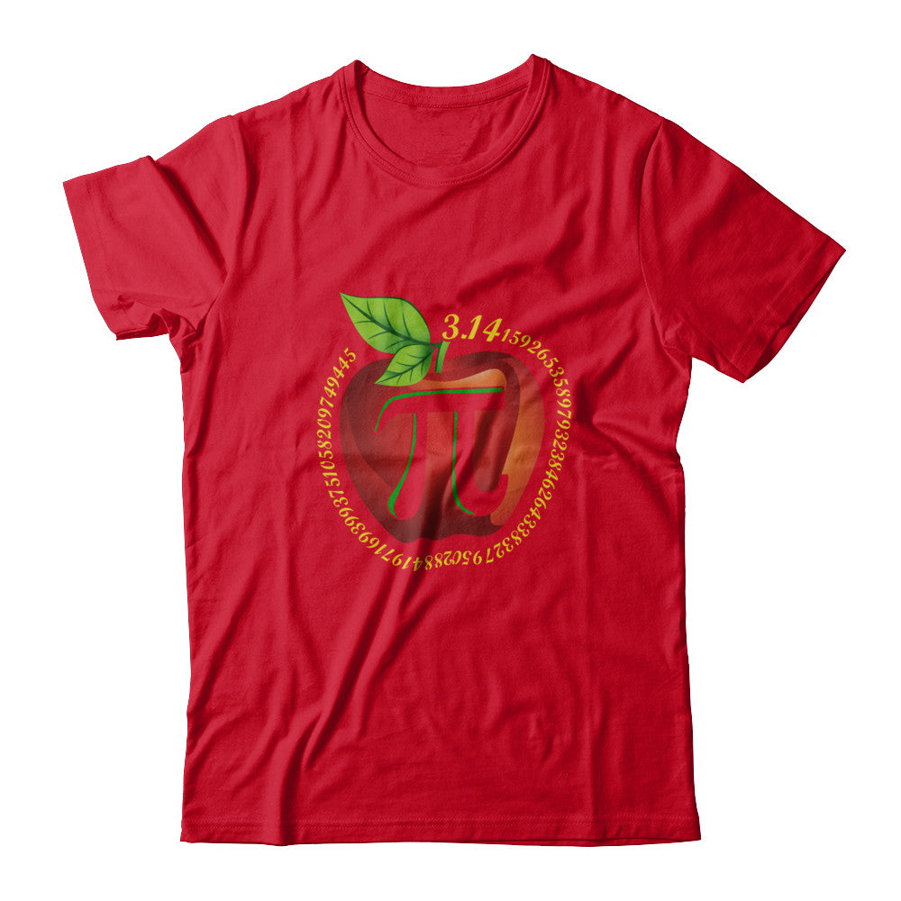 Teacher Apple Pi Math Happy Pi Day T-Shirt & Hoodie | Teecentury.com