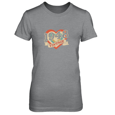 Vintage Retro Classic Heart Made In 1948 T-Shirt & Tank Top | Teecentury.com