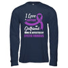 Cystic Fibrosis Awareness Support Purple Girlfriend Boyfriend T-Shirt & Hoodie | Teecentury.com