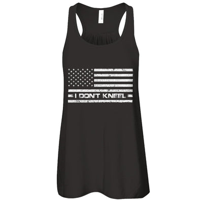 I Don't Kneel Us Flag T-Shirt & Tank Top | Teecentury.com